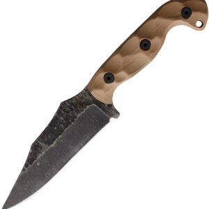 Cuchillo Stroup Knives TU1 Fixed Blade Tan TU1-T-G10-S