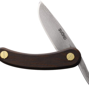 Navaja Svord Peasant Mini Hardwood Damascus PKMDAMAX