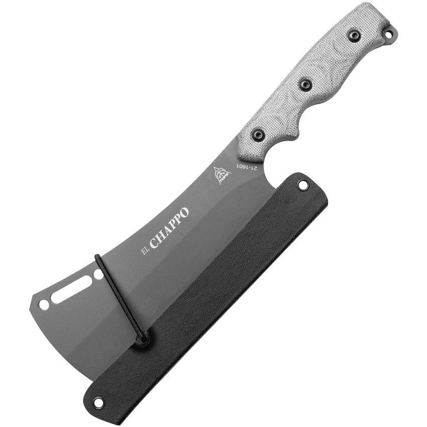 Cuchillo TOPS El Chappo Cleaver Sniper Grey Echa-02 - Image 4