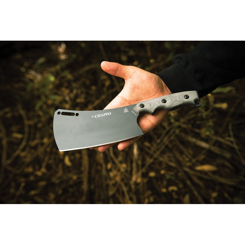 Cuchillo TOPS El Chappo Cleaver Sniper Grey Echa-02 - Image 5