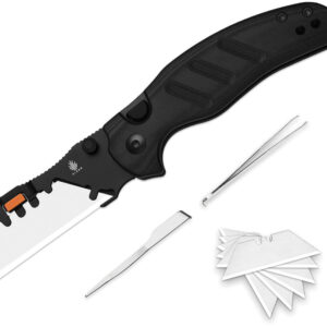 Navaja Kizer Cutlery C01C Uti 2 Button Lock Black V3488.29JNA3