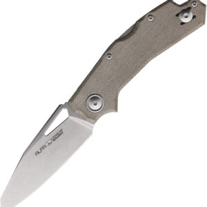 Navaja Viper Alfa Lockback Green Micarta V6022CG