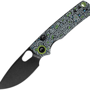 Navaja Vosteed Porcupine Top Linerlock Doodle A2619
