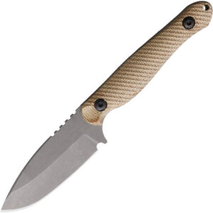 Cuchillo Wachtman Knife & Tool Eddy 2 Fixed Blade Tan E2-N-T