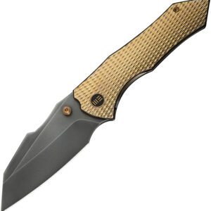 Navaja We Knife Co Ltd High-Fin XL Framelock Gold WE24010-3