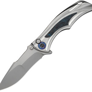 Navaja We Knife Co Ltd Tighe Down Button Lock Blue CF WE240541