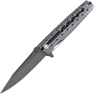Navaja Artisan Virginia Linerlock D2 Blk/Wht 1807P-BBW