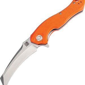 Navaja Artisan Eagle Linerlock Orange D2 1816P-OEF