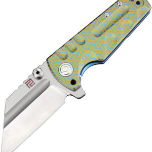 Navaja Artisan Proponent Framelock Blue 1820G-BU02