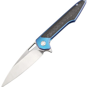 Navaja Artisan Archaeo Framelock Blue M390 1821G-BUM