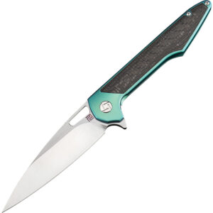 Navaja Artisan Archaeo Framelock Green M390 1821G-GNM