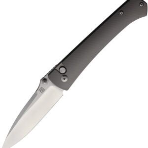 Navaja Artisan Andromeda Button Lock Gray 1856G-GY