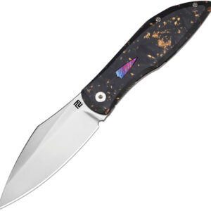 Navaja Artisan Weyden Framelock Gold Flake 1859G-GCF