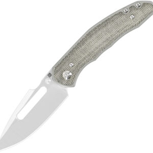 Navaja Artisan Boa Framelock Green Micarta 1862G-ODG