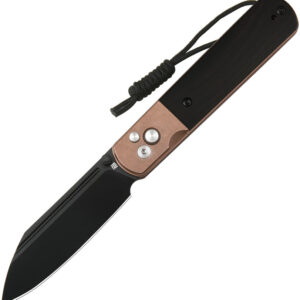 Navaja Artisan Holm Button Lock Ebony 1875P-BRG