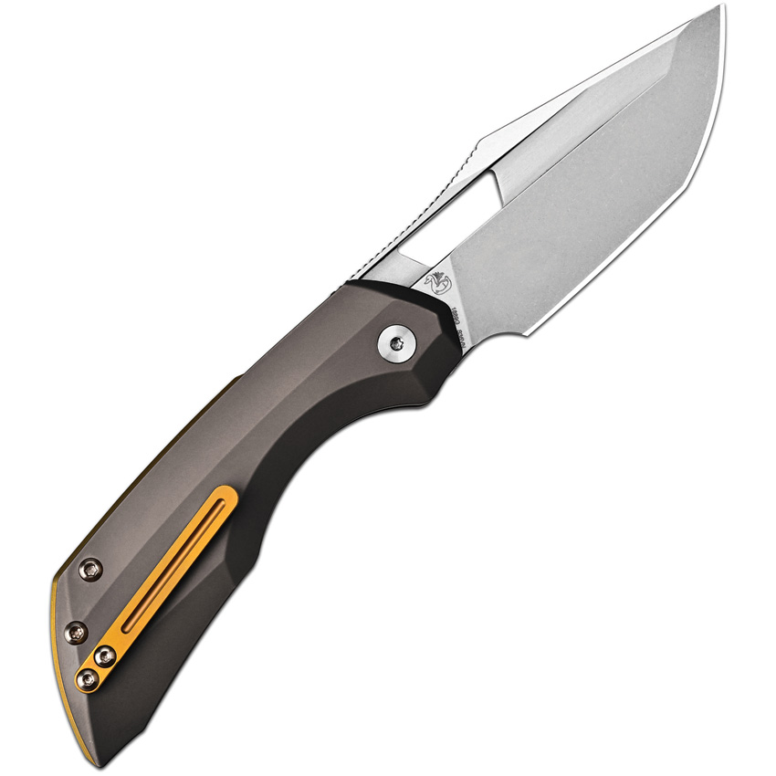 Navaja Artisan Cutlery Mousebird Linerlock Dark Gray 1889G-Dg - Image 2