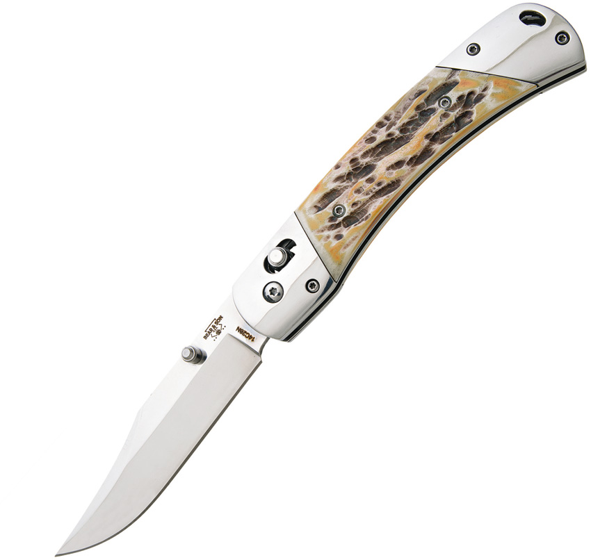 Navaja Bear & Son Slide Lock Stag Bone 5S97