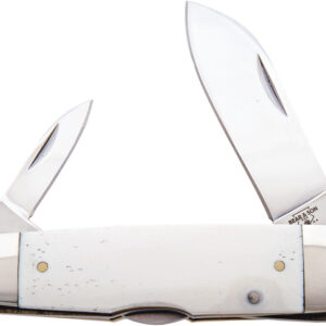 Navaja Bear & Son 4" Piranha White Smooth Bone L Wsb59L
