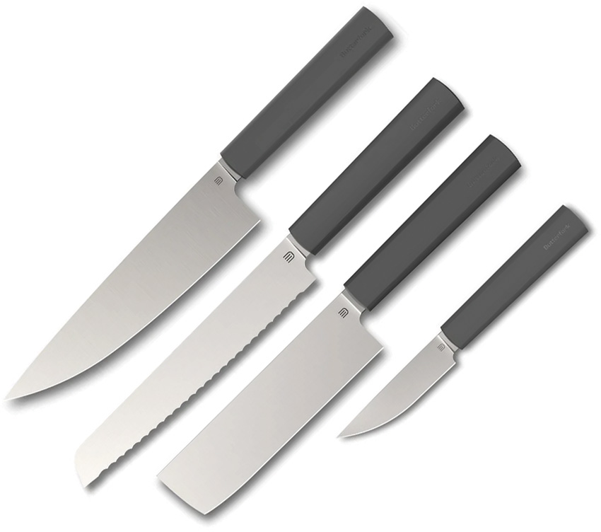 Set De Cuchillos Butterfork Modern Kitchen Set Dark Gray Bf01-Fks-Dg