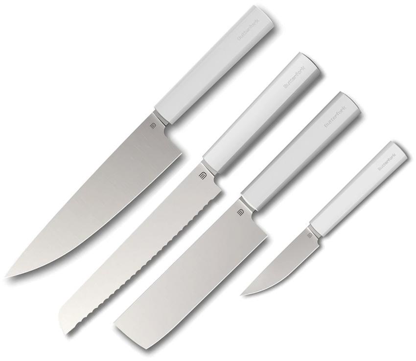 Set De Cuchillos Butterfork Modern Kitchen Set Light Gray Bf01-Fks-Lg
