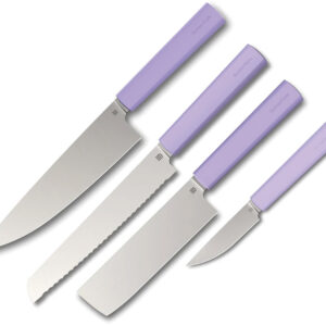 Set De Cuchillos Butterfork Modern Kitchen Set Purple Bf01-Fks-Pp