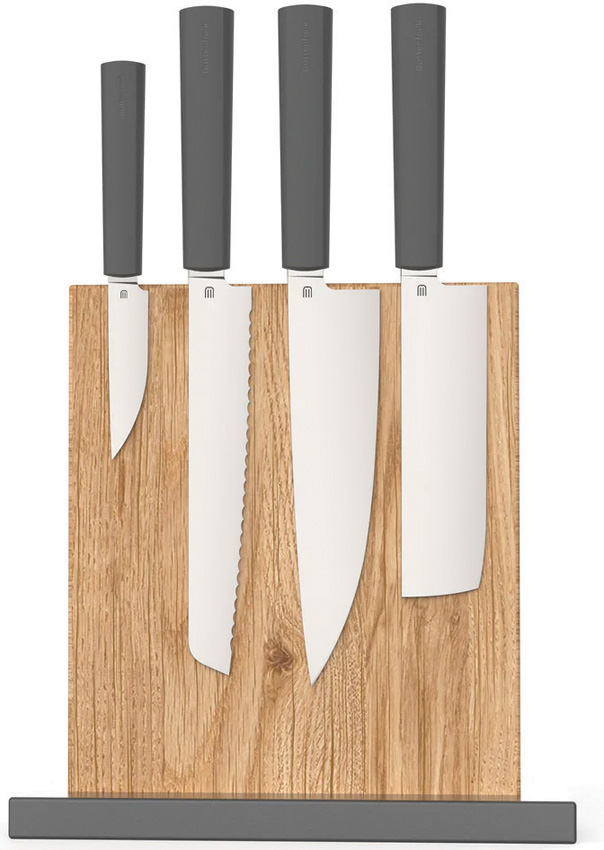 Set De Cuchillos Butterfork Modern Kitchen Set W/Stand Dg Bf01-Ws-Dg