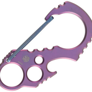 Navaja Kansept Knives Carabiner Purple Ti C011A3