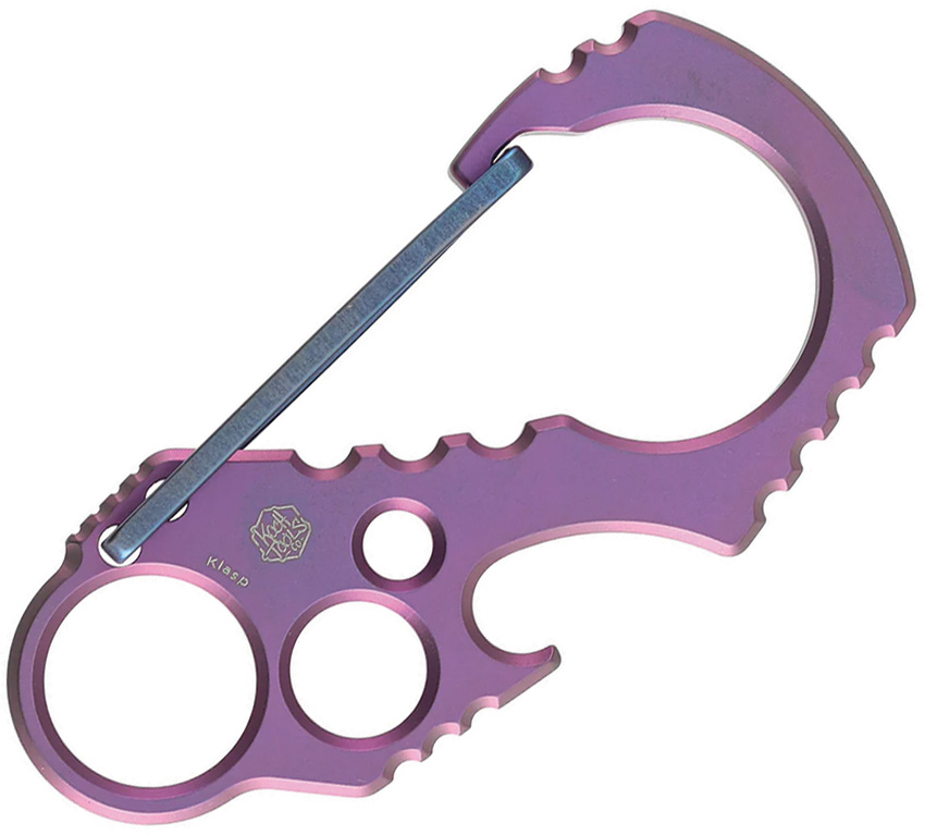 Navaja Kansept Knives Carabiner Purple Ti C011A3