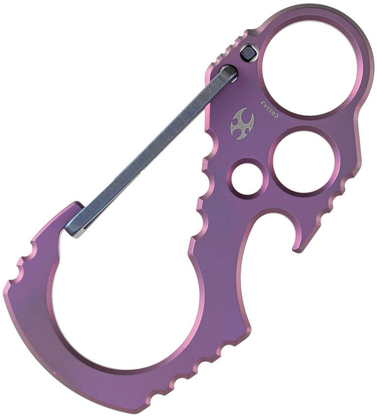 Navaja Kansept Knives Carabiner Purple Ti C011A3 - Image 2
