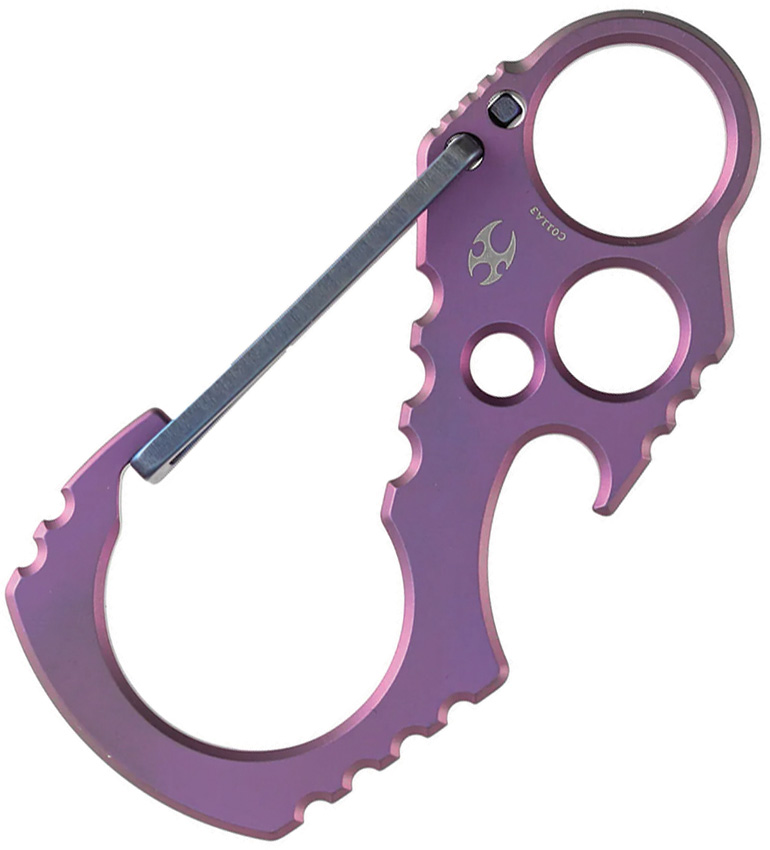 Navaja Kansept Knives Carabiner Purple Ti C011A3 - Image 3