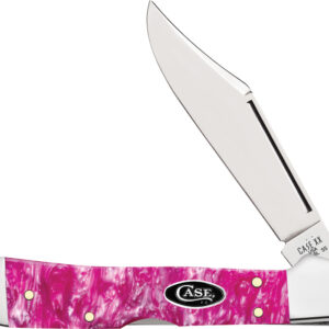 Navaja Case Cutlery Mini Copperlock Pink Crackel 16162