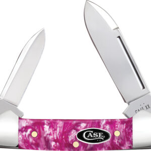 Navaja Case Cutlery Baby Butterbean Pink Crackel 16164