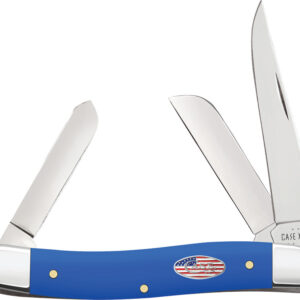 Navaja Case Cutlery Med Stockman Royal Blue 16402