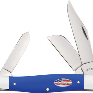 Navaja Case Cutlery Lg Stockman Royal Blue 16405