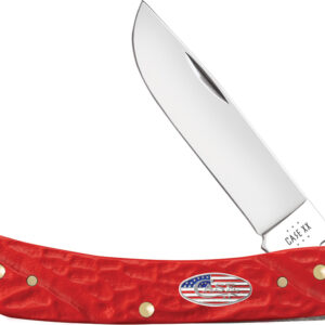 Navaja Case Cutlery Sod Buster Jr Rough Red 39968