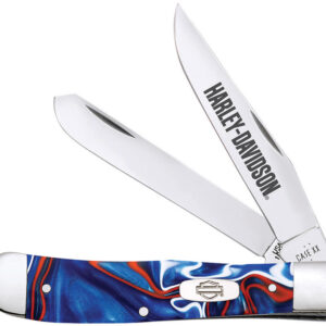 Navaja Case Cutlery Harley Trapper Patriotic 52282