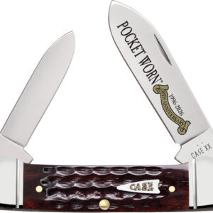 Navaja Case Cutlery Canoe Mahogany Bone 55235