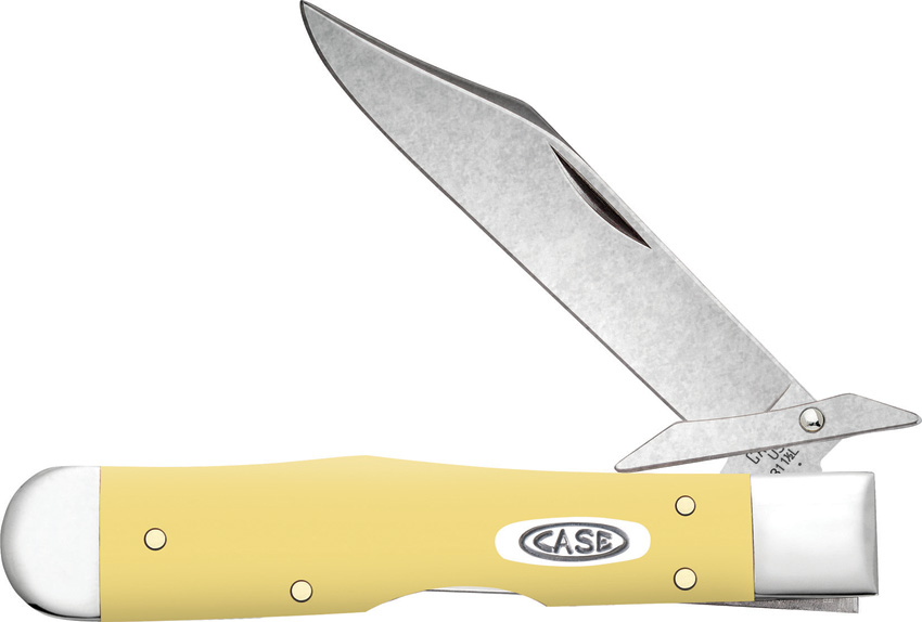 Navaja Case Cutlery Cheetah Cub Yellow Synthetic 81086