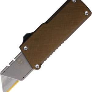 Navaja Automática Chaves Knives Auto Chub Otf Brown Crosshatch 143129