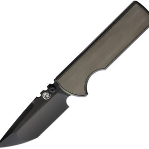 Navaja Chaves Knives Ntak 229 Framelock Blk Tan Ck-1D1-2C1A-4A1