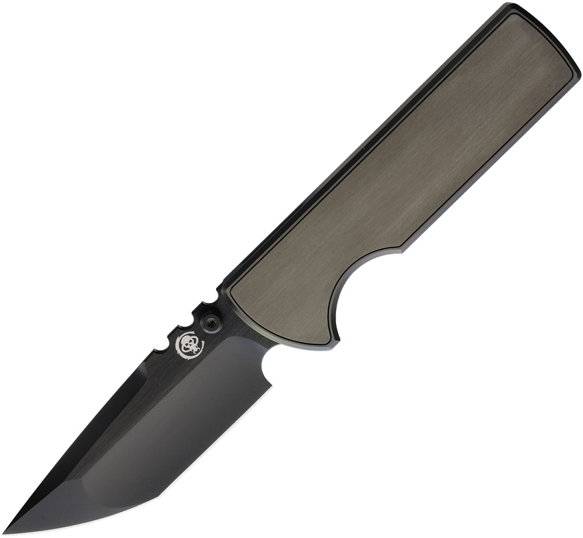 Navaja Chaves Knives Ntak 229 Framelock Blk Tan Ck-1D1-2C1A-4A1