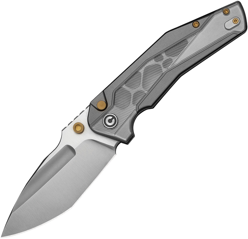 Navaja Civivi Wellmax Button Lock Gray C24008C-1