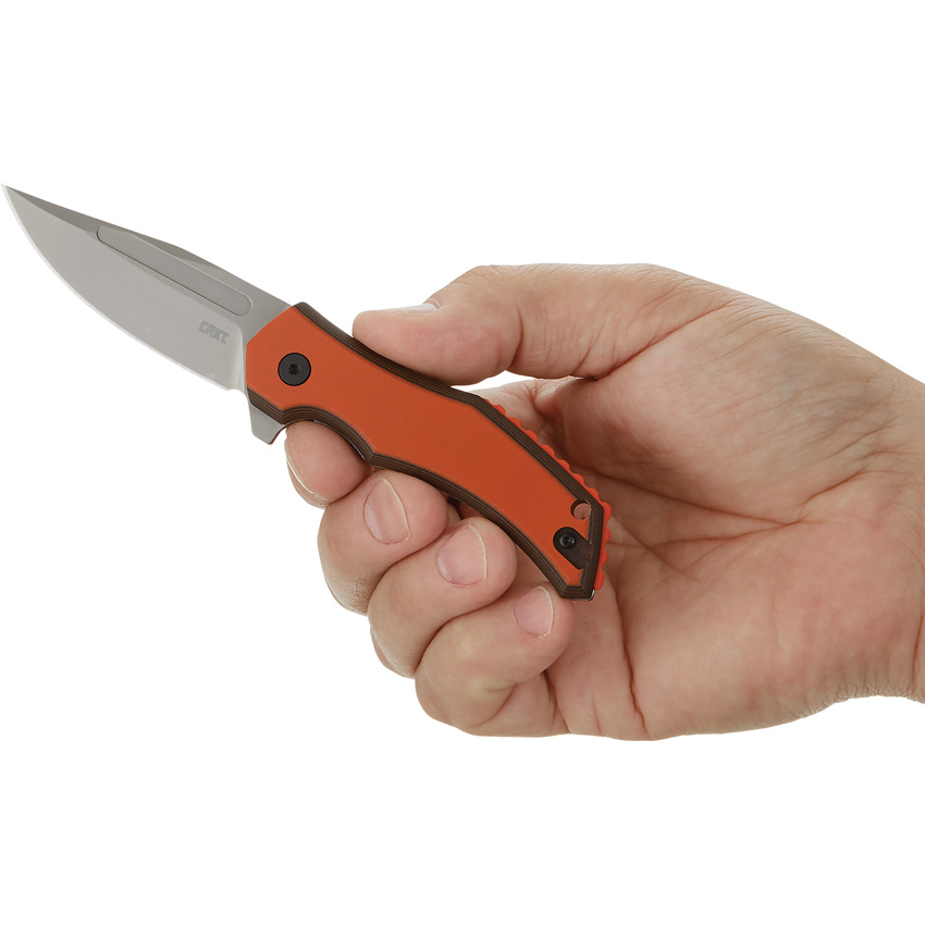 Navaja CRKT Fawkes Linerlock A/O Orange 2372 - Image 4