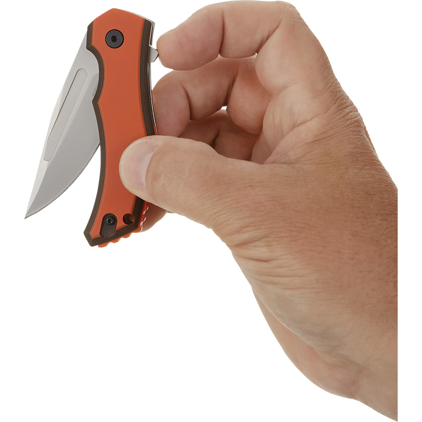 Navaja CRKT Fawkes Linerlock A/O Orange 2372 - Image 5