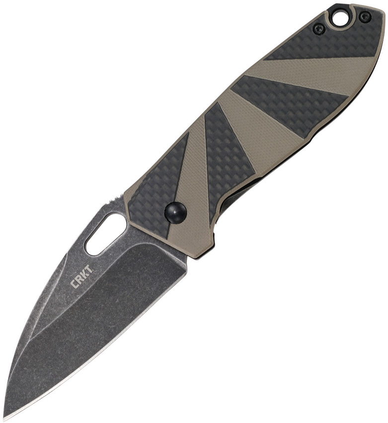 Navaja CRKT Heron Framelock Black/Tan 2440