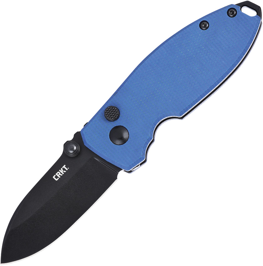 Navaja CRKT Squid Button Lock Blue 2474Bd