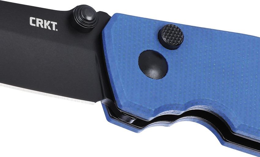 Navaja CRKT Squid Button Lock Blue 2474Bd - Image 5