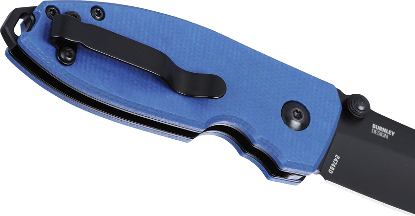 Navaja CRKT Squid Button Lock Blue 2474Bd - Image 6