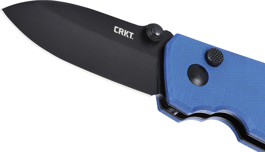 Navaja CRKT Squid Button Lock Blue 2474Bd - Image 7