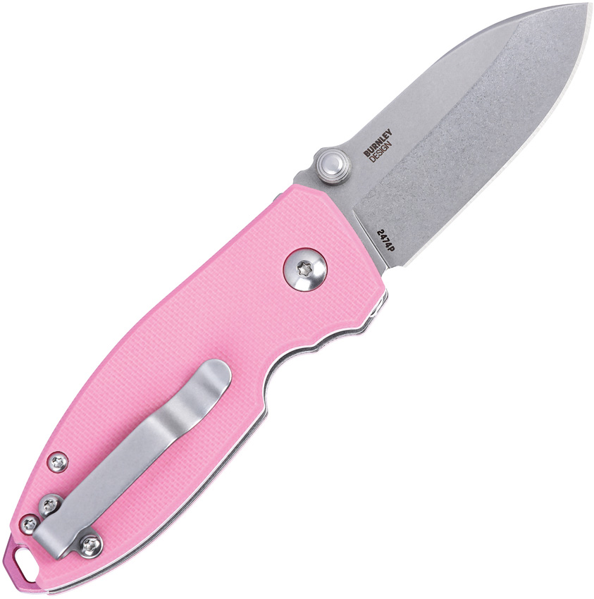 Navaja CRKT Squid Button Lock Rose 2474P - Image 3